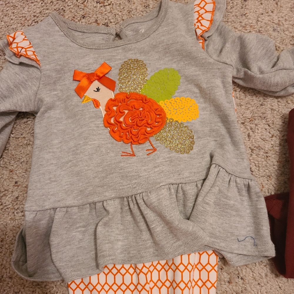 Thanksgiving baby girl outfits